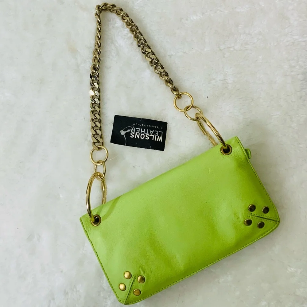 Wilsons Leather Chain Strap Shoulder Bag NWT